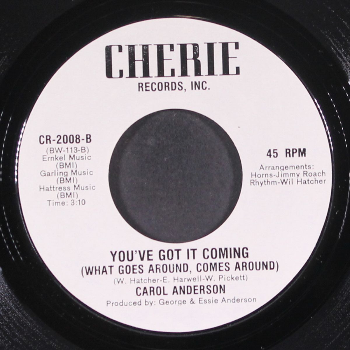 come on over tonight / you've got it coming by CAROL ANDERSON