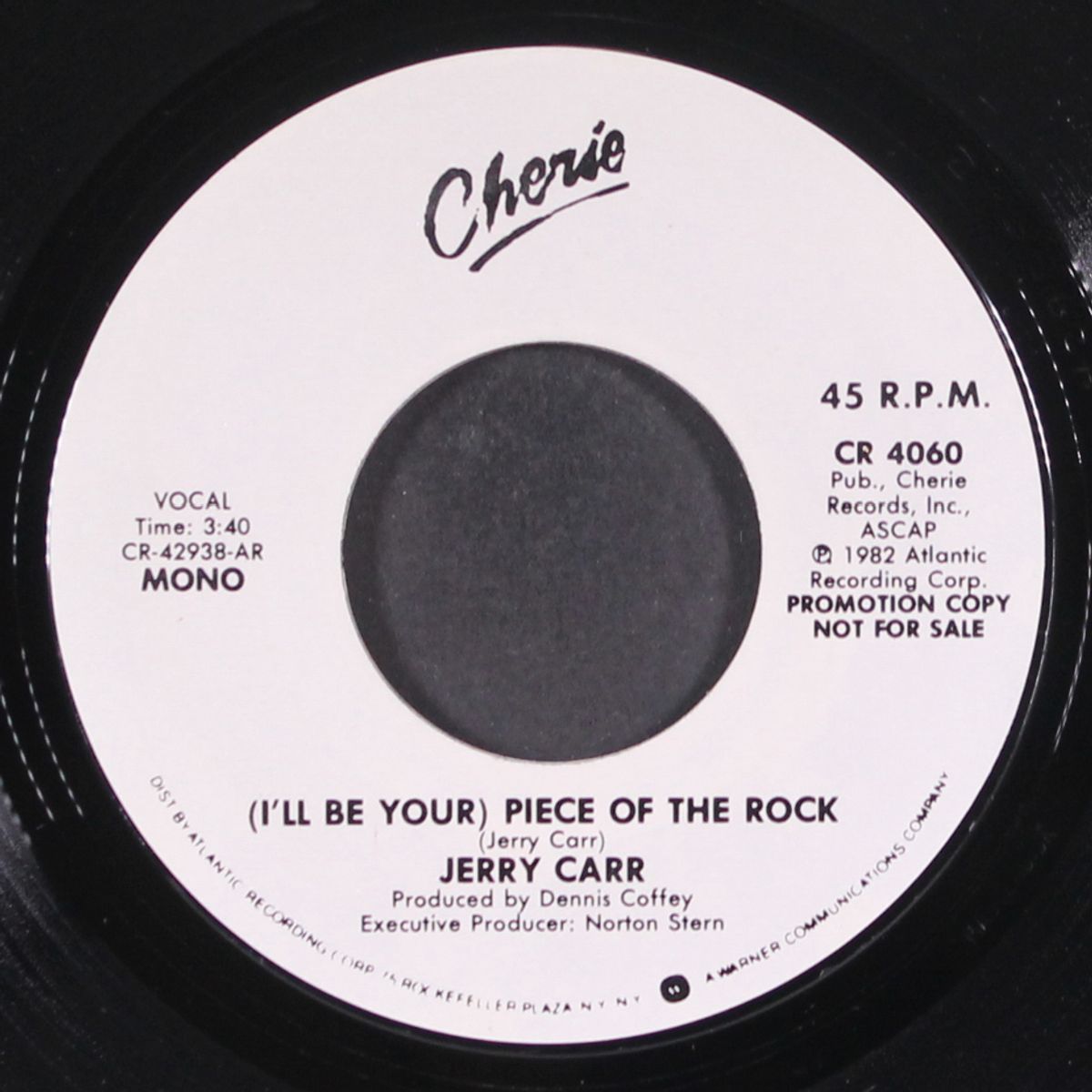 (i'll be your) piece of the rock / mono by JERRY CARR