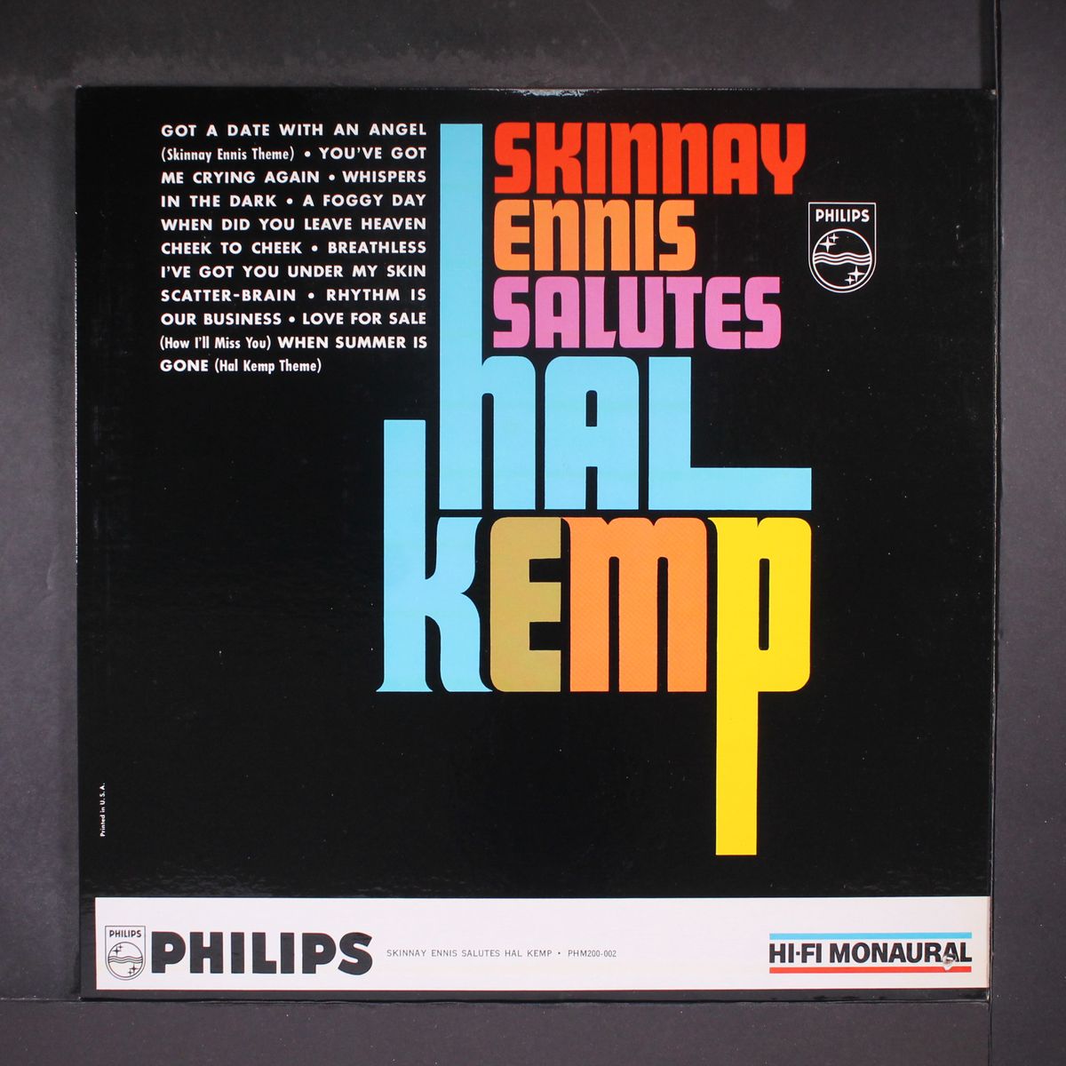 salutes hal kemp by SKINNAY ENNIS