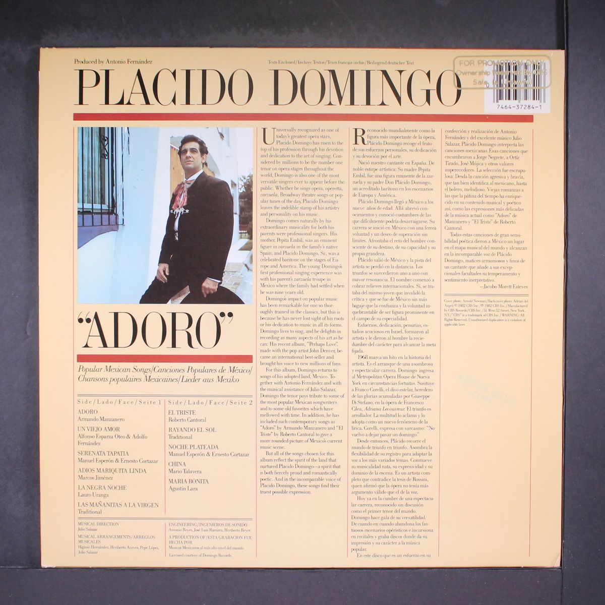 adoro by PLACIDO DOMINGO