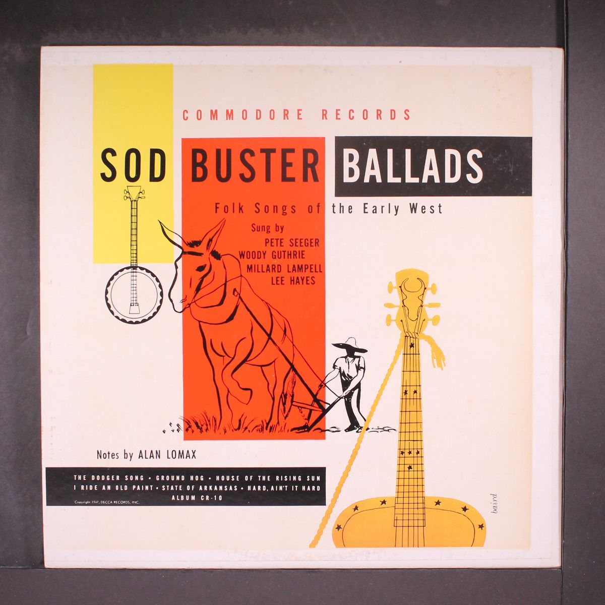 sod buster ballads, deep sea chanteys by ALMANAC SINGERS