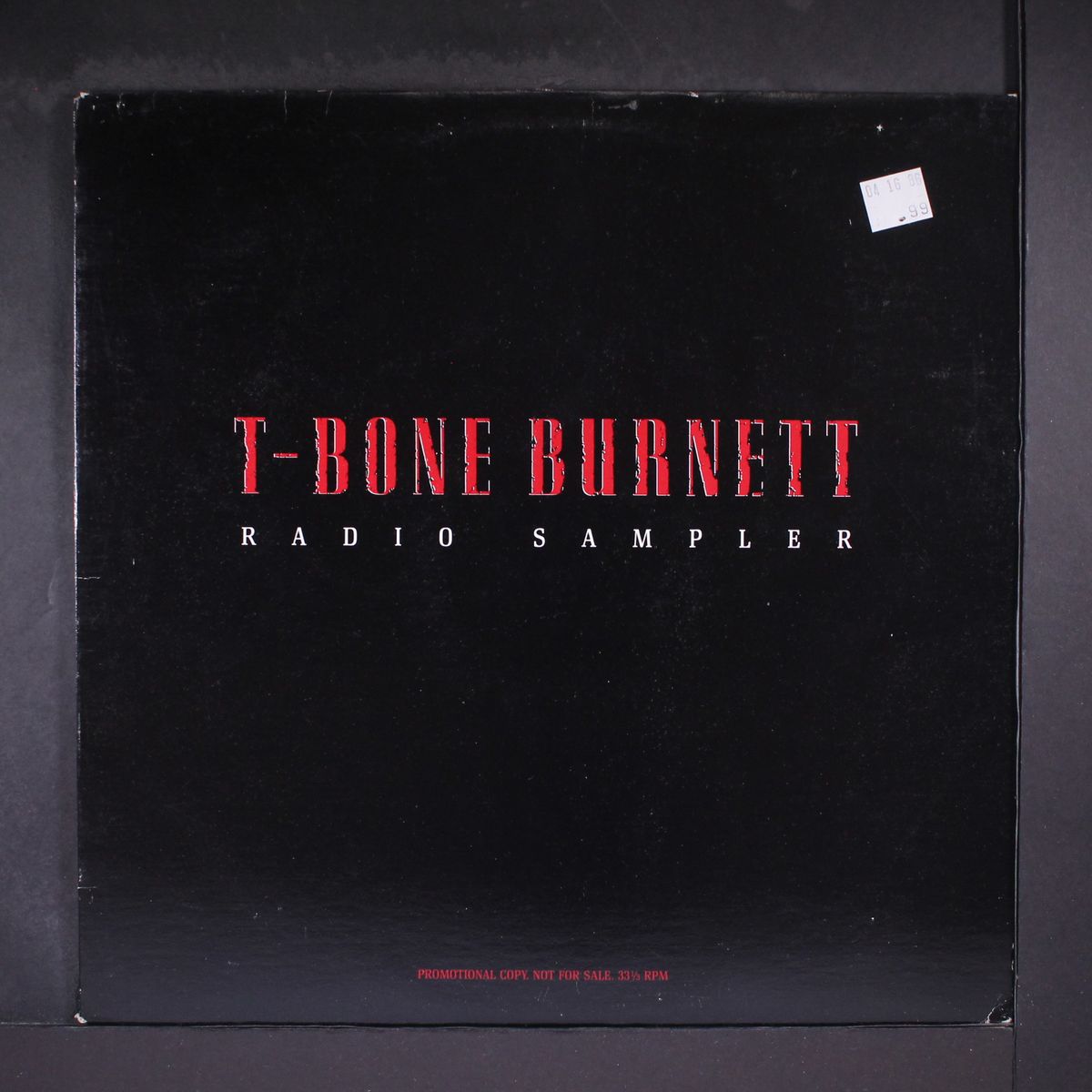 radio sampler by T-BONE BURNETT