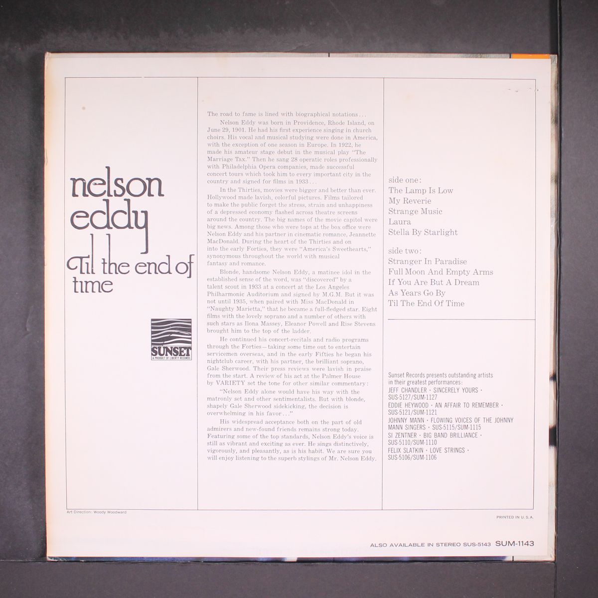 til the end of time by NELSON EDDY