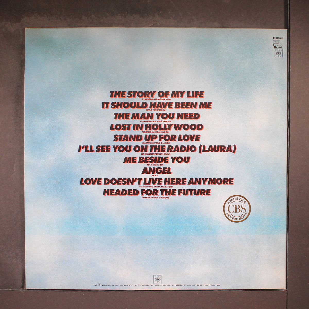 headed for the future by NEIL DIAMOND