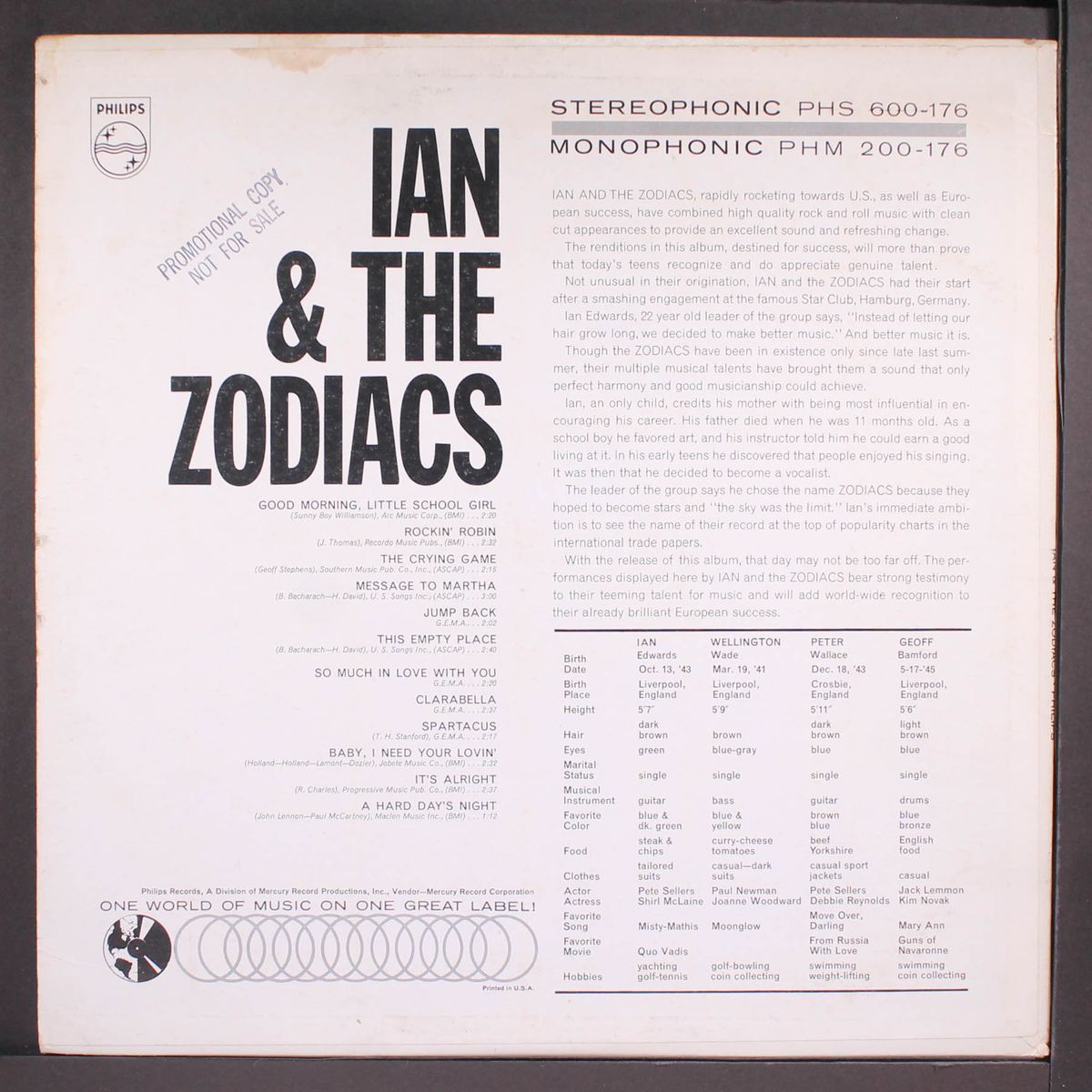 ian & the zodiacs by IAN & ZODIACS