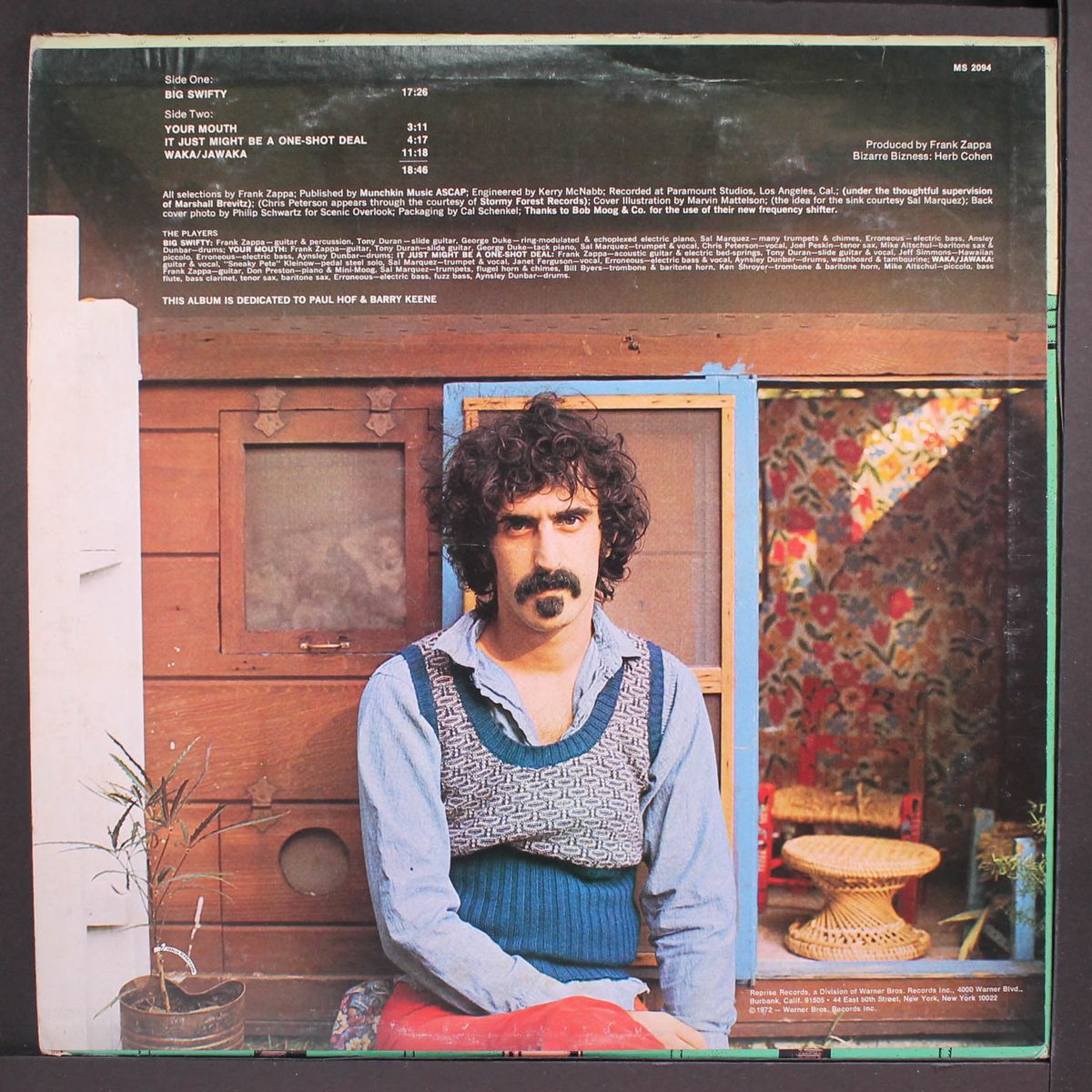 waka / jawaka - hot rats by FRANK ZAPPA