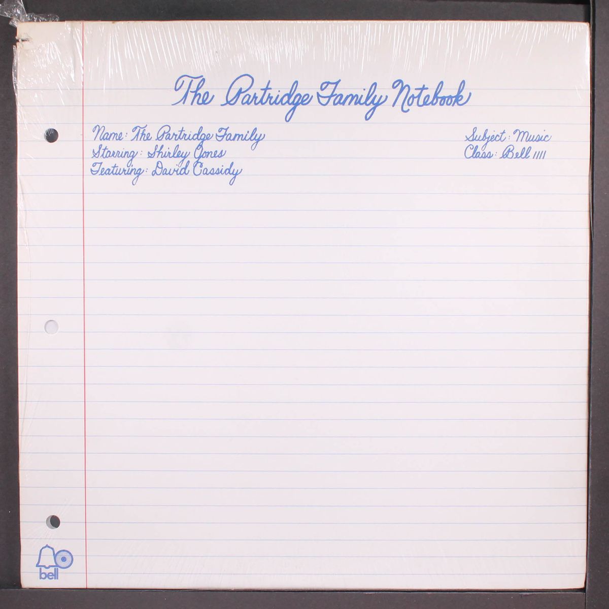 the partridge family notebook by PARTRIDGE FAMILY