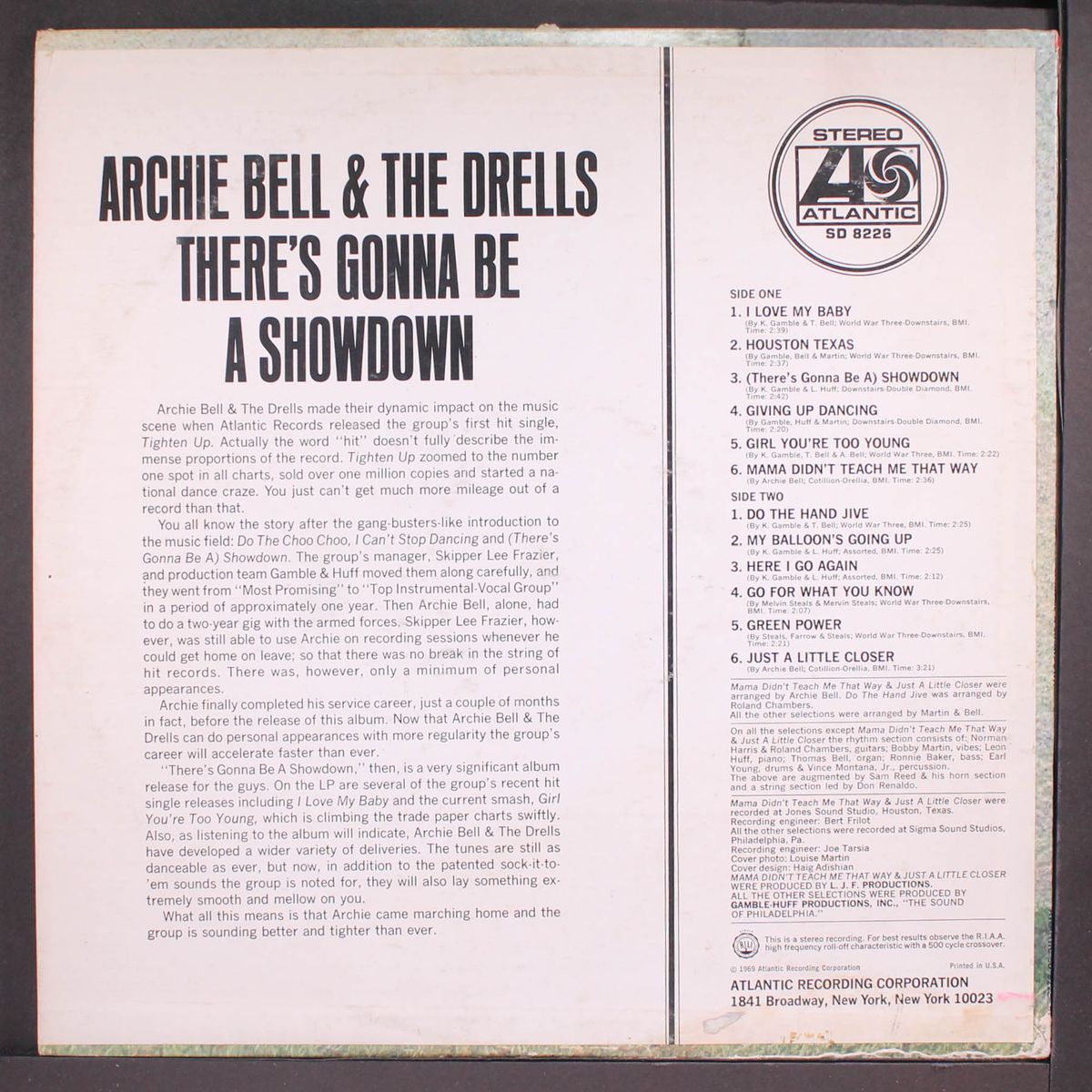 there's gonna be a showdown by ARCHIE BELL & DRELLS