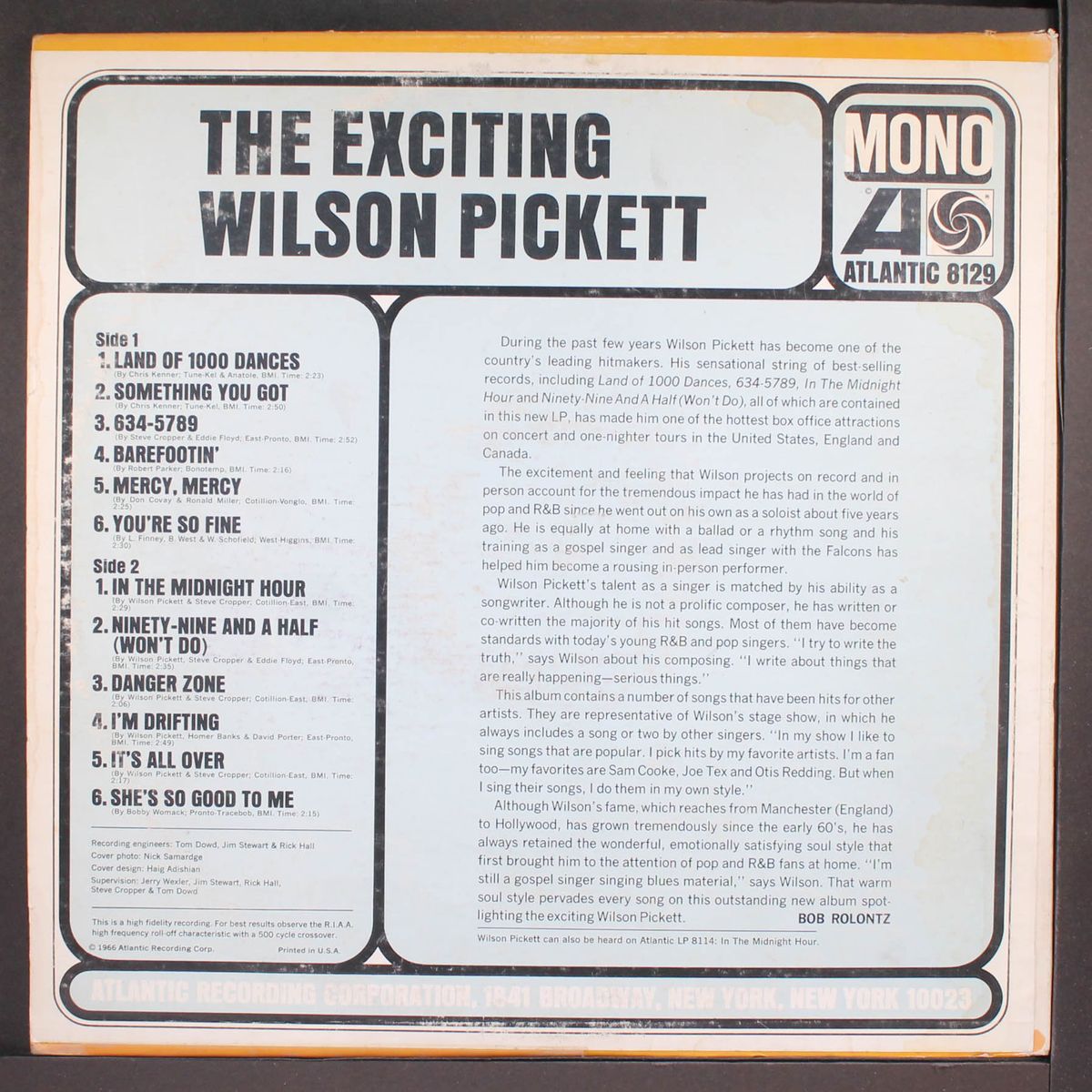 the exciting wilson pickett by WILSON PICKETT