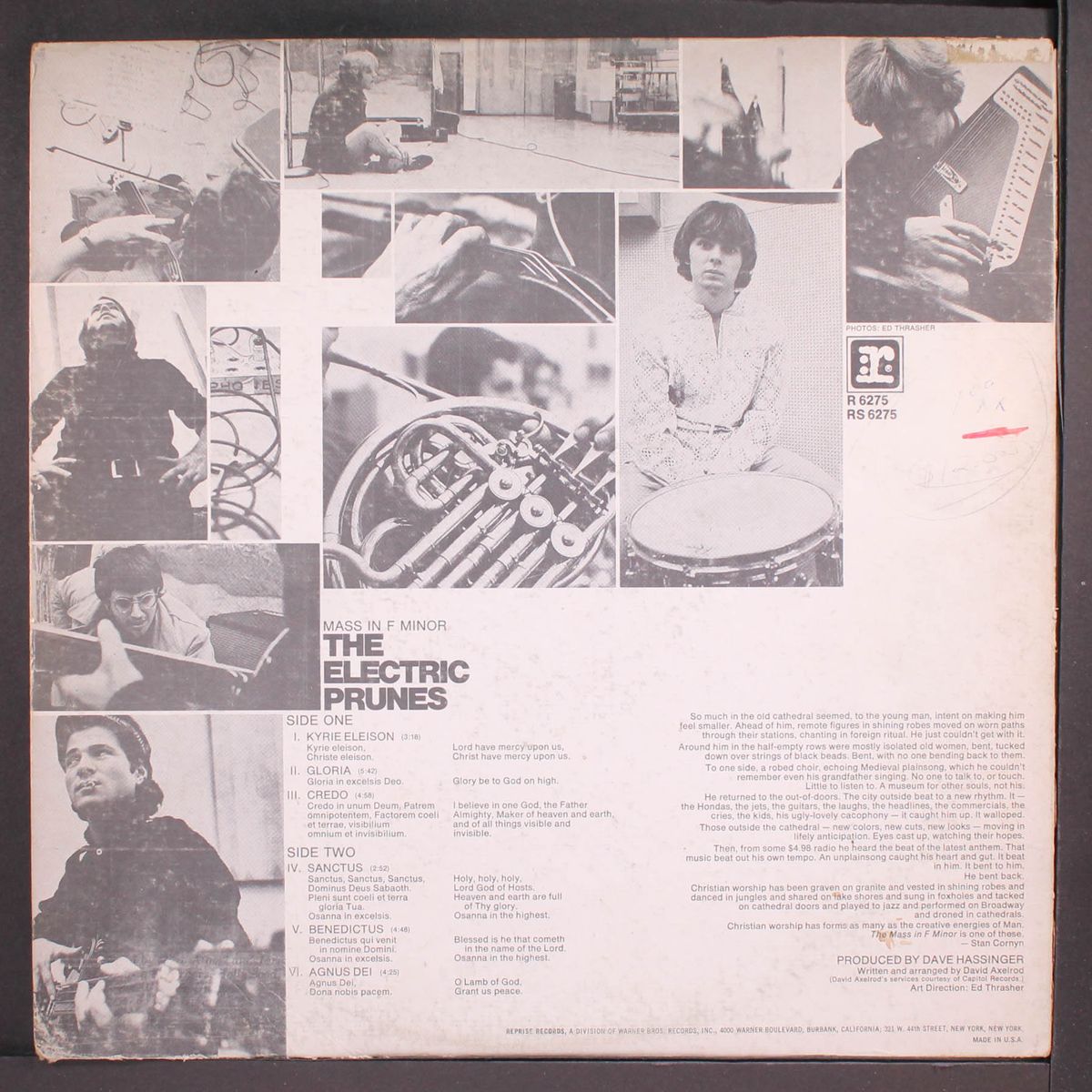 mass in f minor by ELECTRIC PRUNES