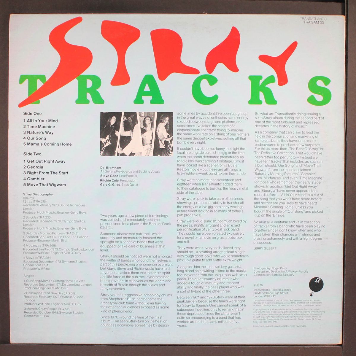 tracks by STRAY
