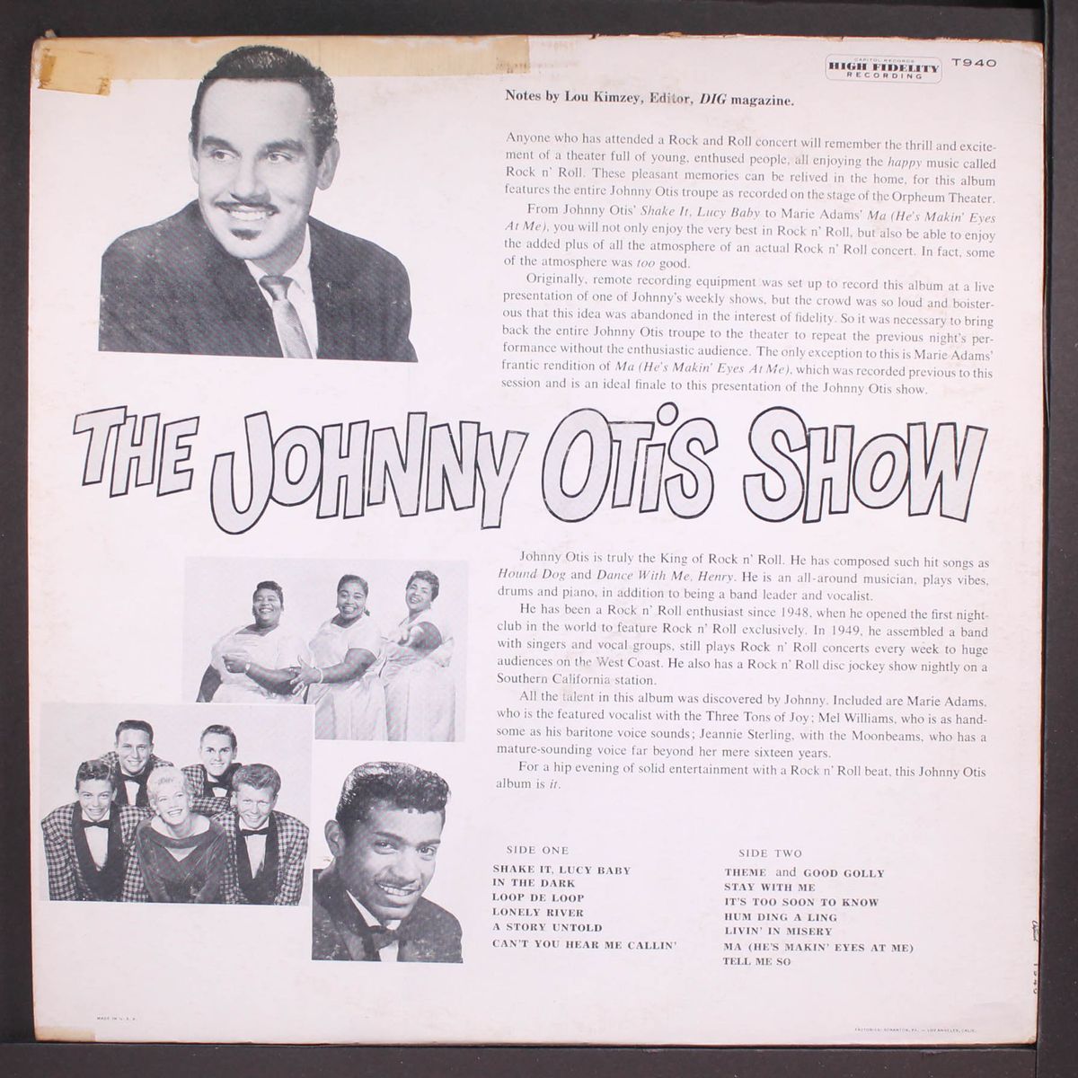 the johnny otis show by JOHNNY OTIS