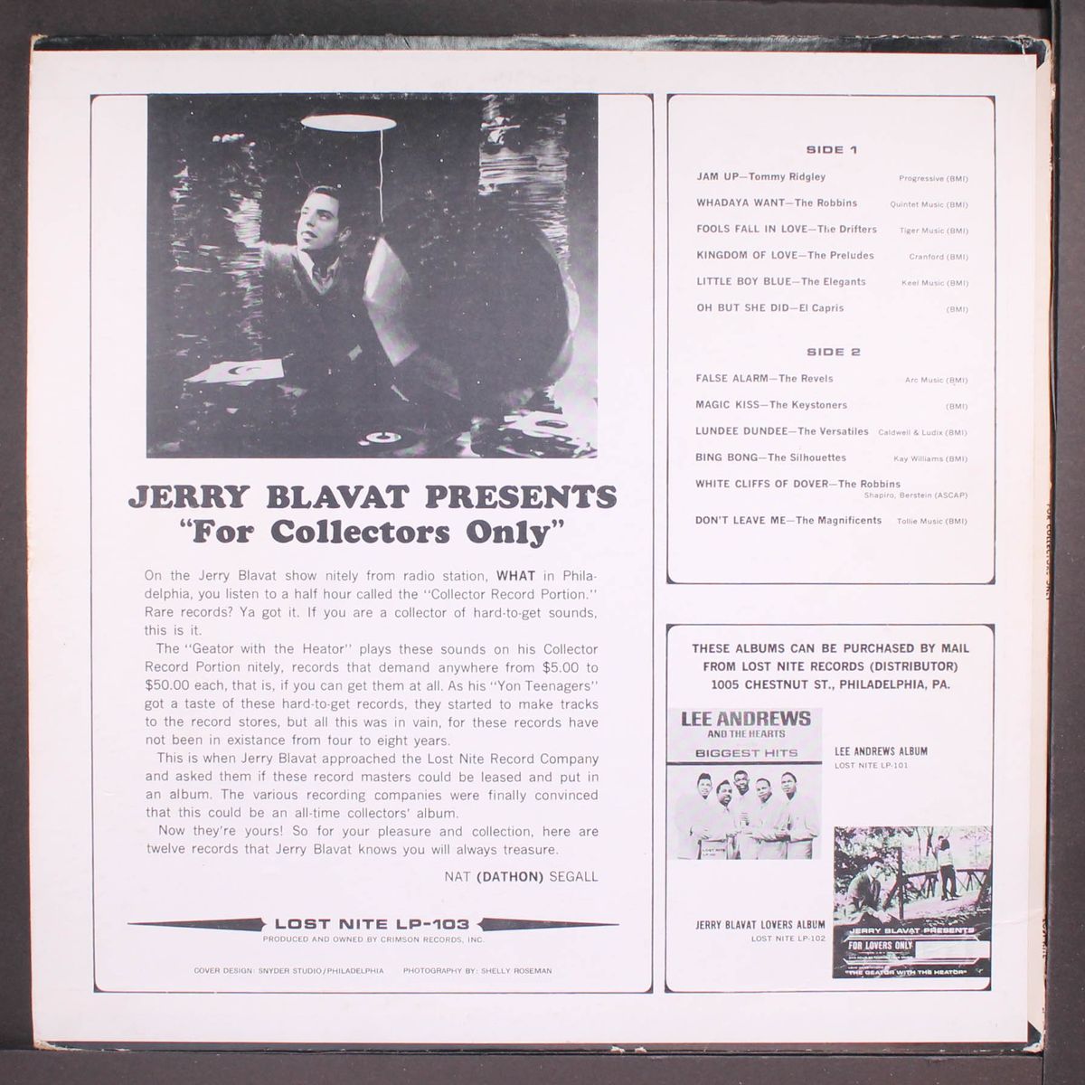 jerry blavat presents for collectors only by VARIOUS