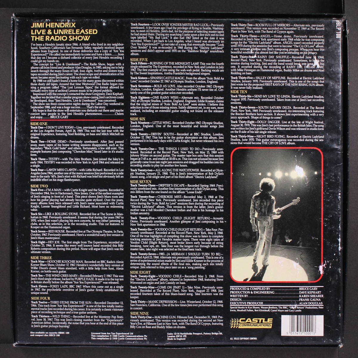live & unreleased- the radio show by JIMI HENDRIX