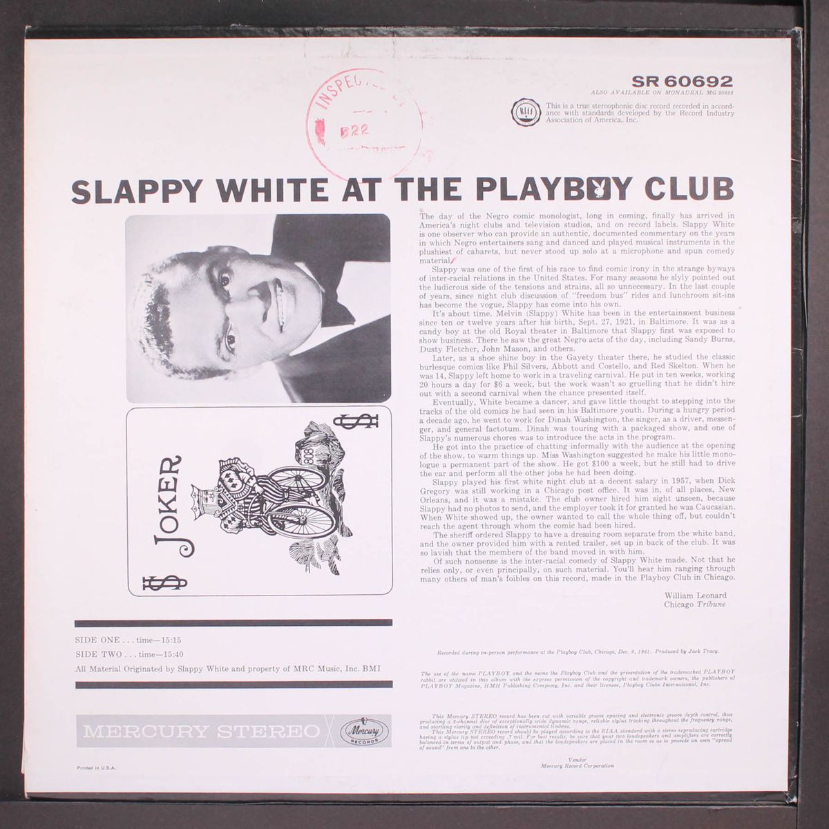at the playboy club by SLAPPY WHITE