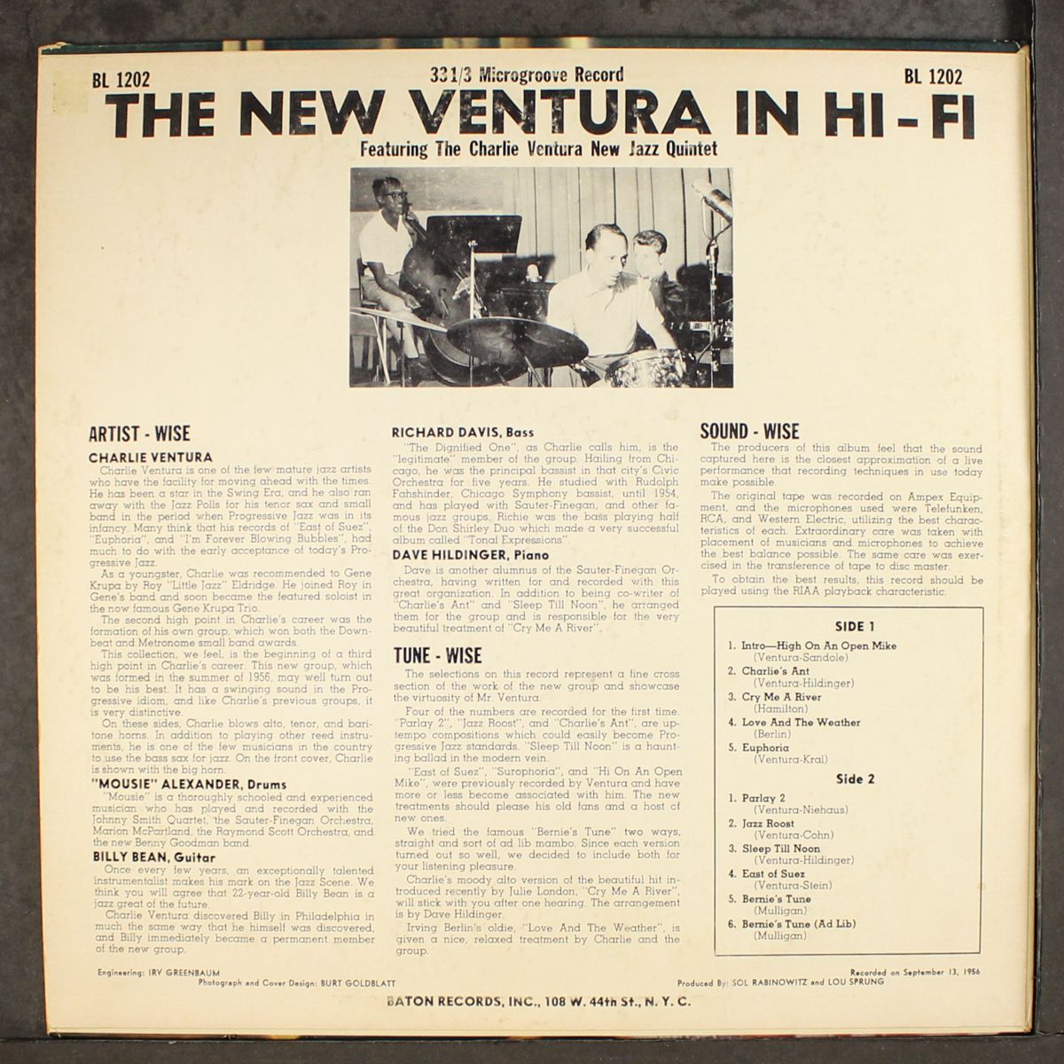 in hi-fi by CHARLIE VENTURA