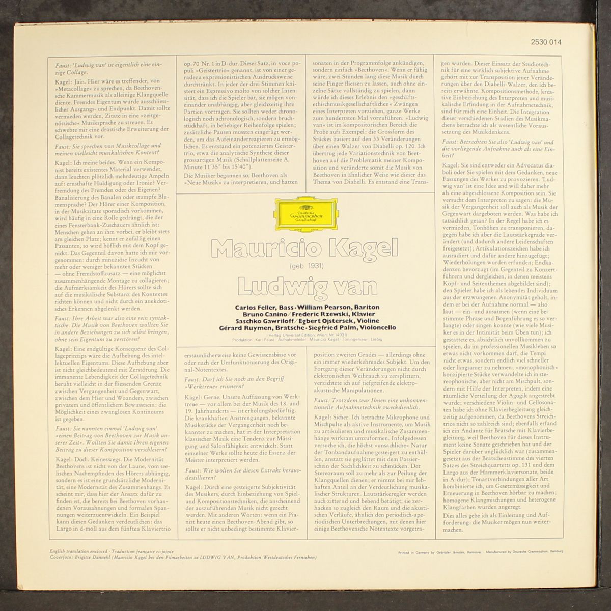 ludwig van by MAURICIO KAGEL
