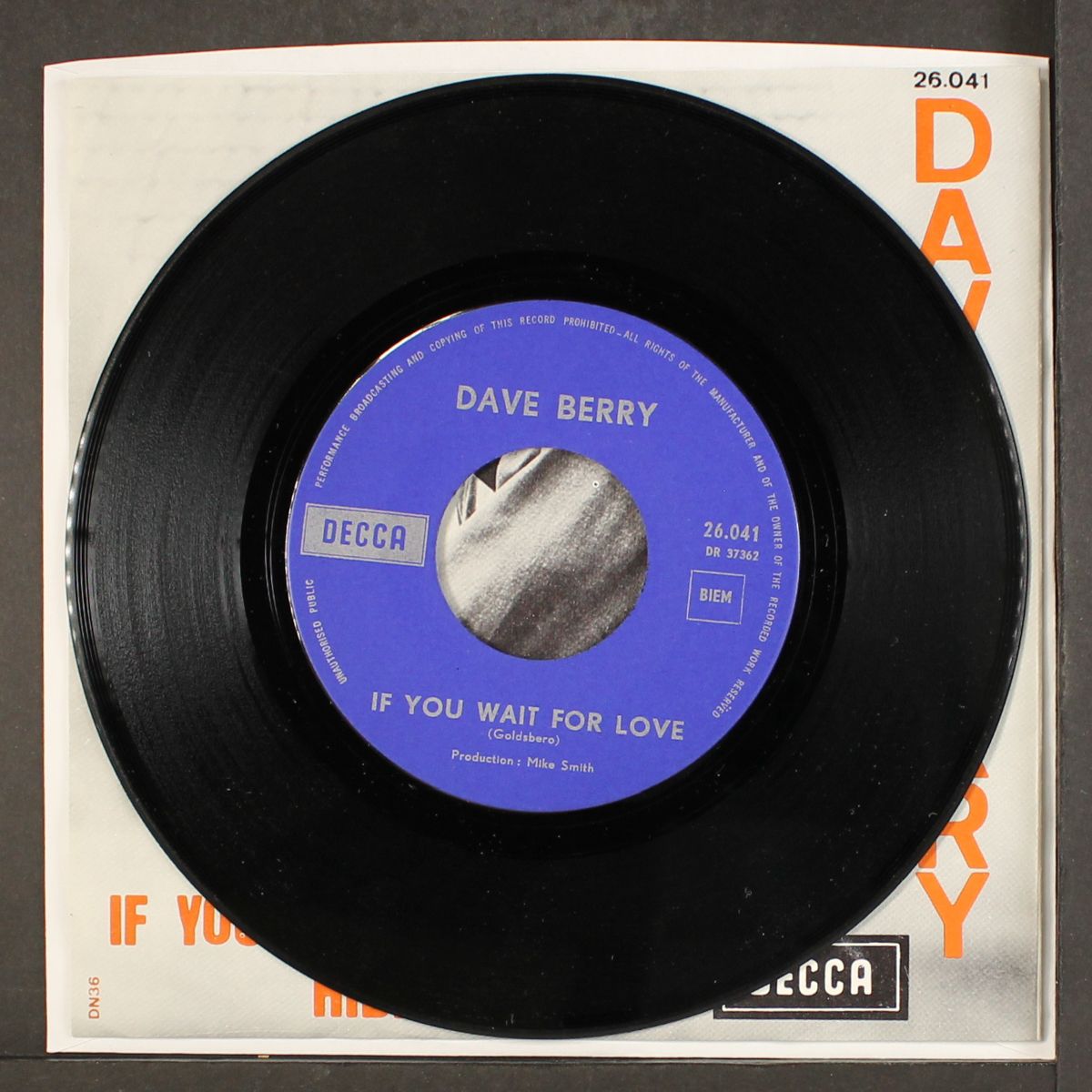 if you wait for love / hidden by DAVE BERRY