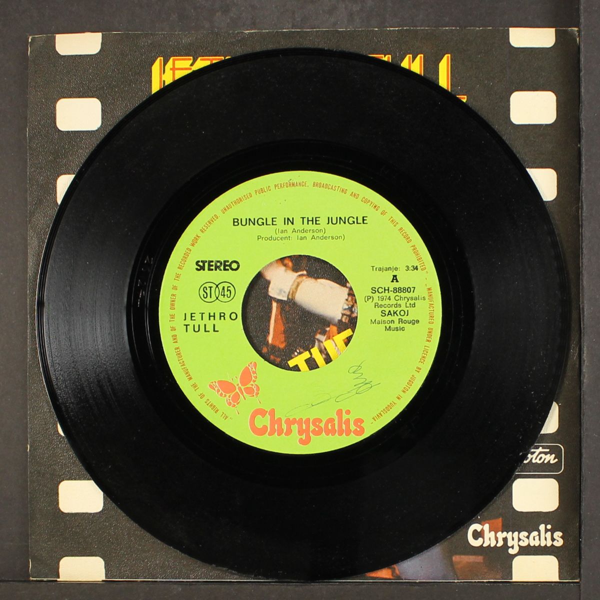 bungle in the jungle / back door angels by JETHRO TULL