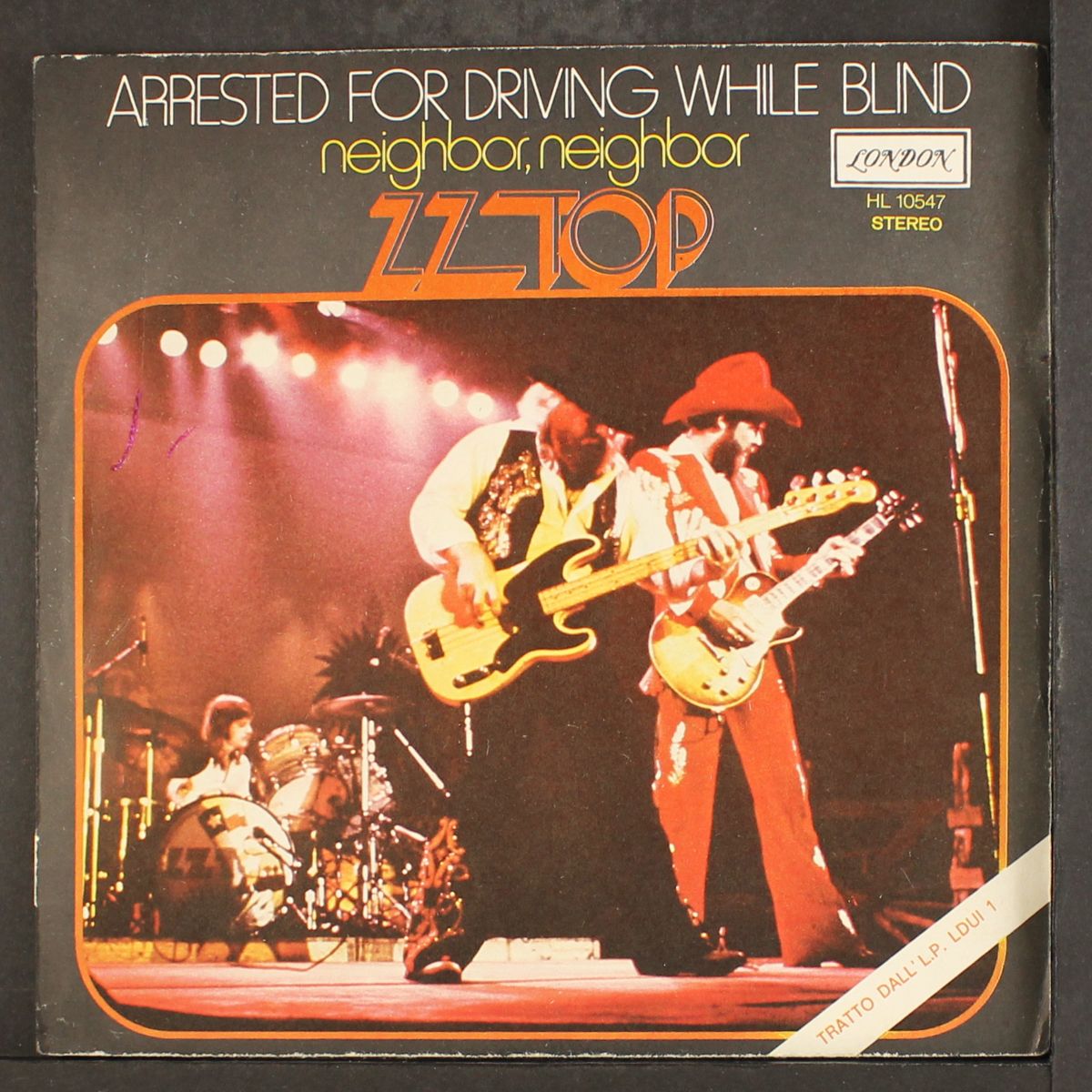 arrested for driving while blind / neighbor neighbor by ZZ TOP