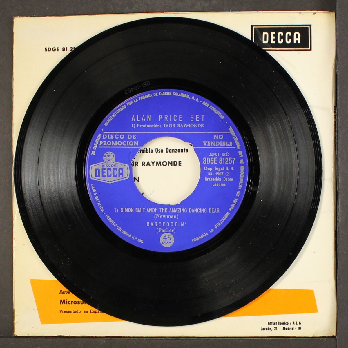 simon smith & the amazing dancing bear / +3 by ALAN PRICE SET