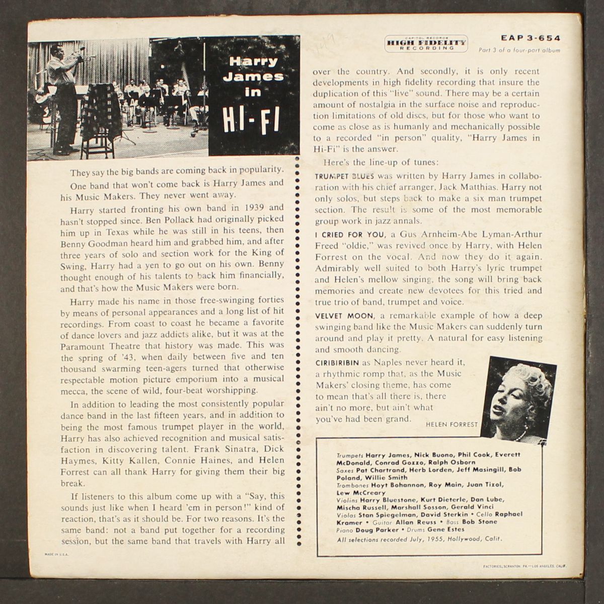 in hi-fi pt. 3 by HARRY JAMES