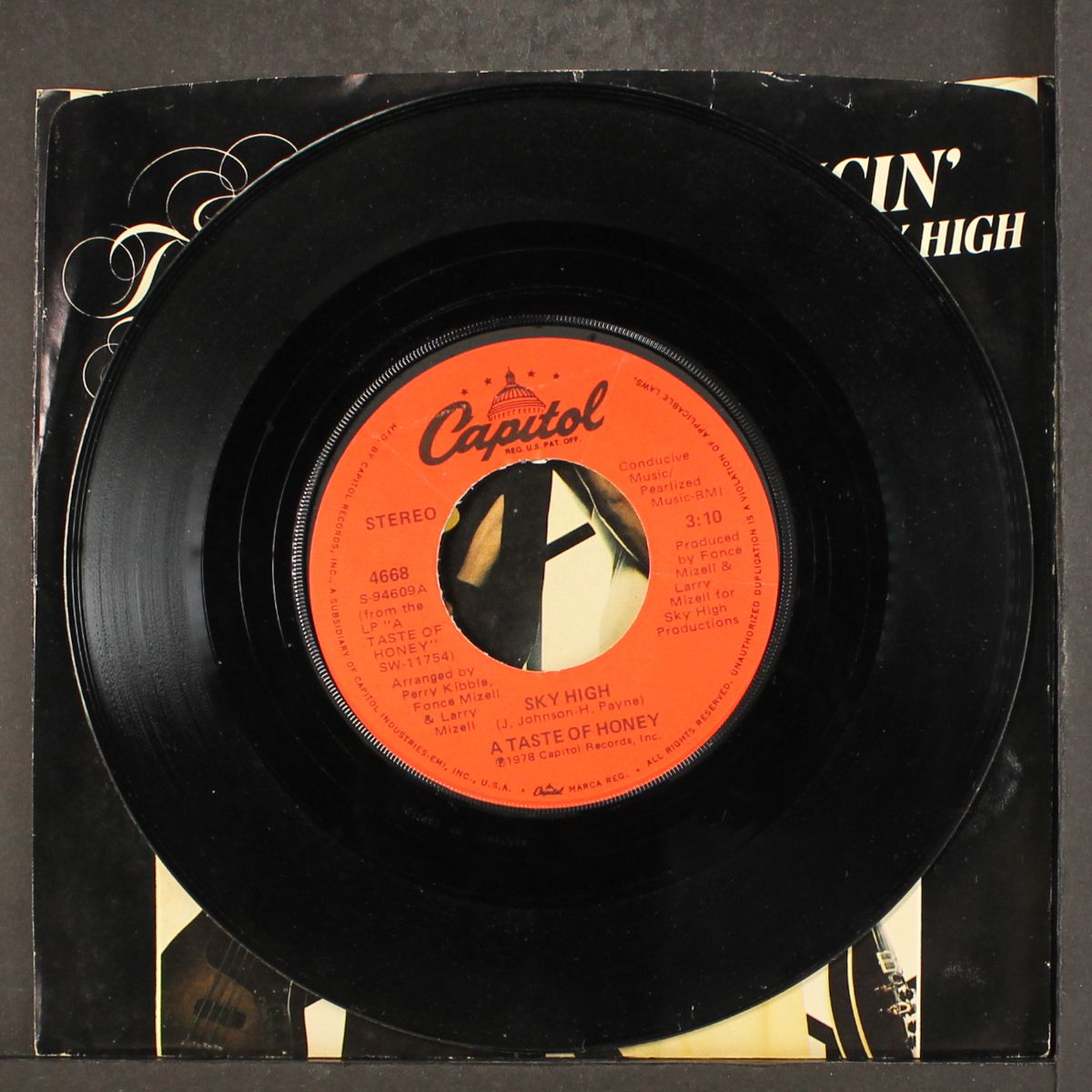 disco dancin' / sky high by A TASTE OF HONEY