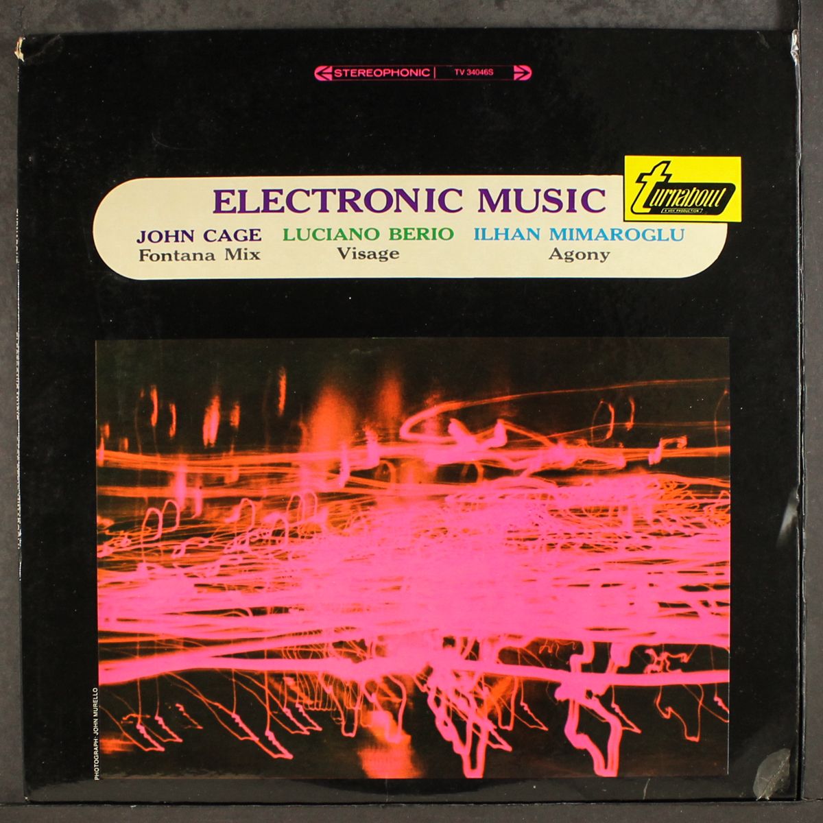 electronic music by JOHN CAGE, ILHAN MIMAROGLU, LUCIANO BERIO