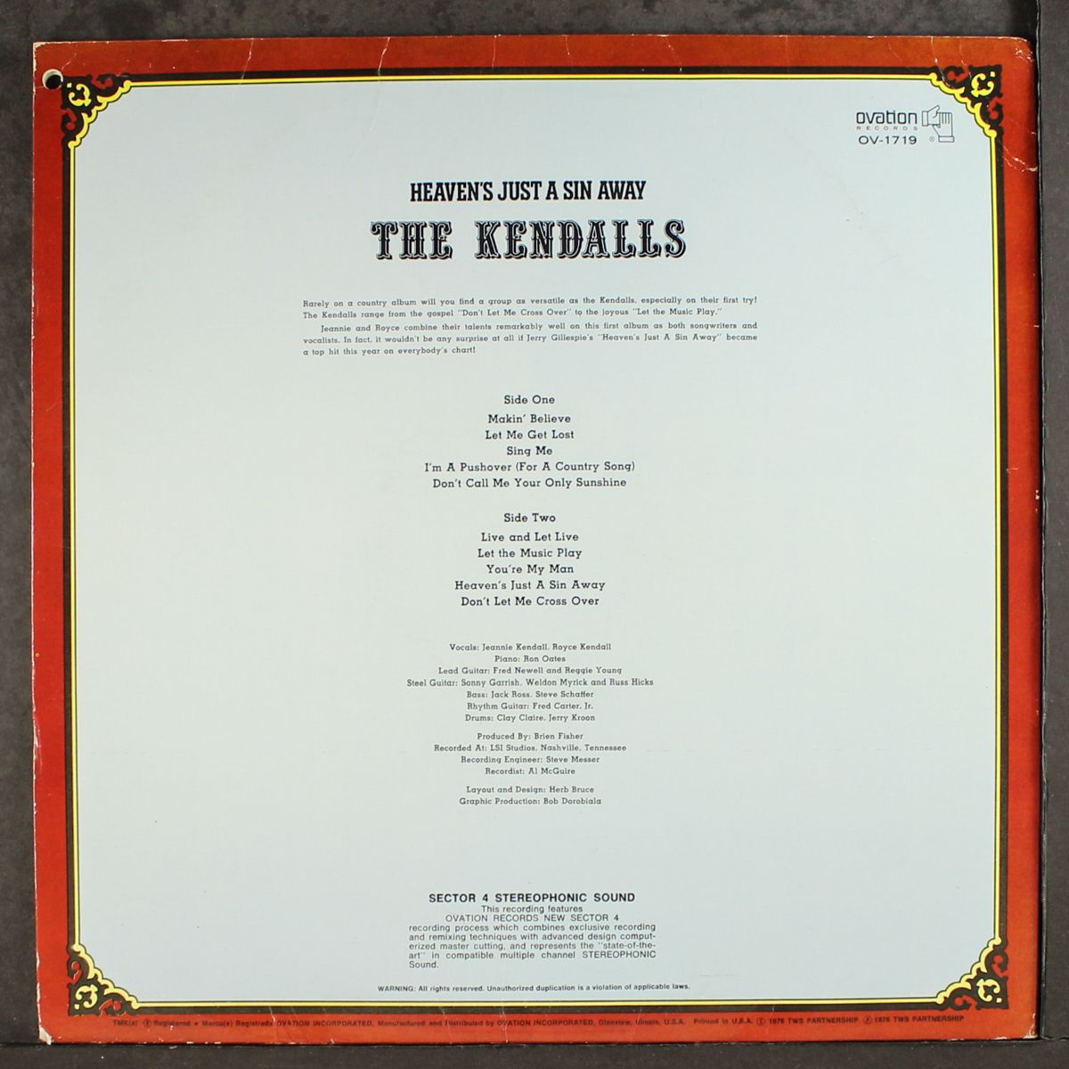 heaven's just a sin away by KENDALLS