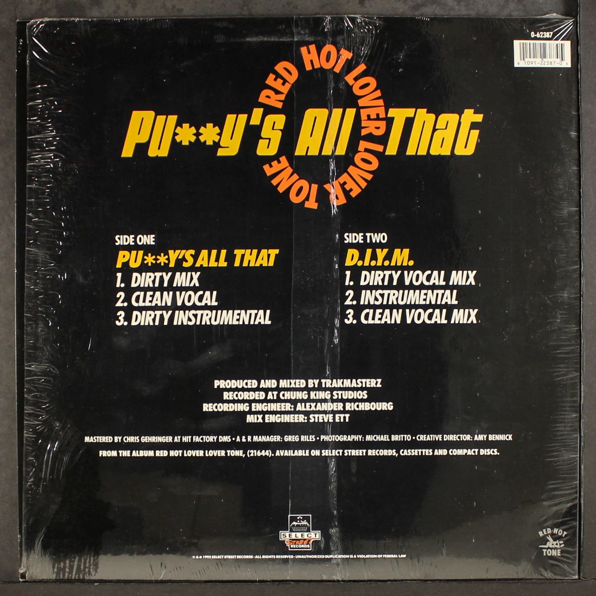 pu**y's all that / d.i.y.m. by RED HOT LOVER TONE
