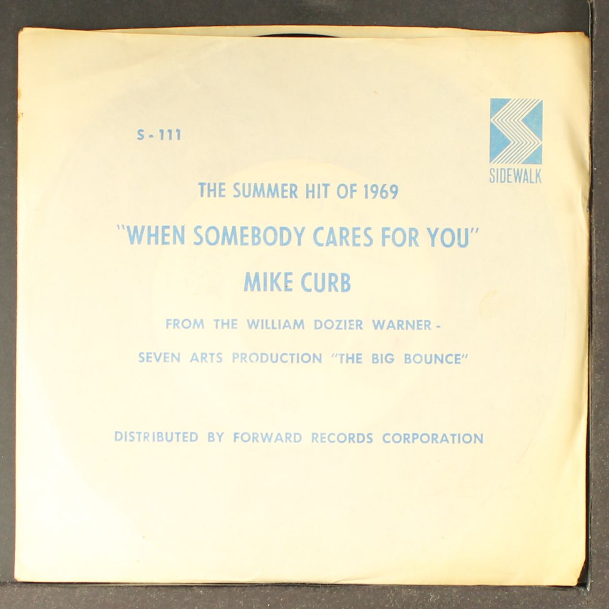 when somebody cares for you / dance little girl by MIKE CURB