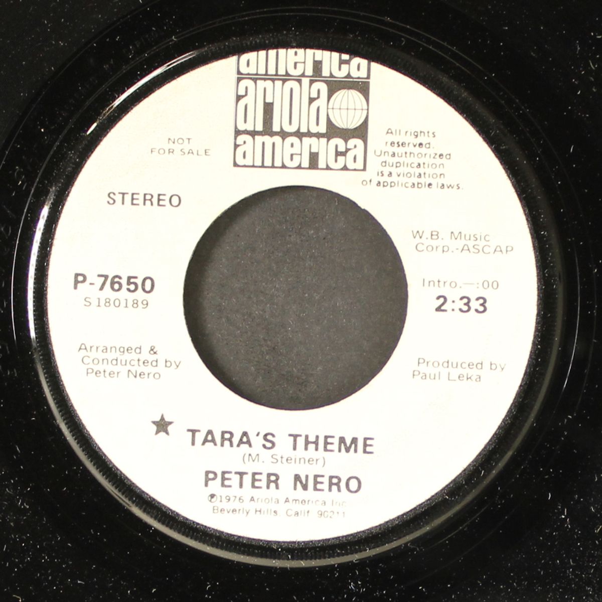 tara's theme / mono by PETER NERO