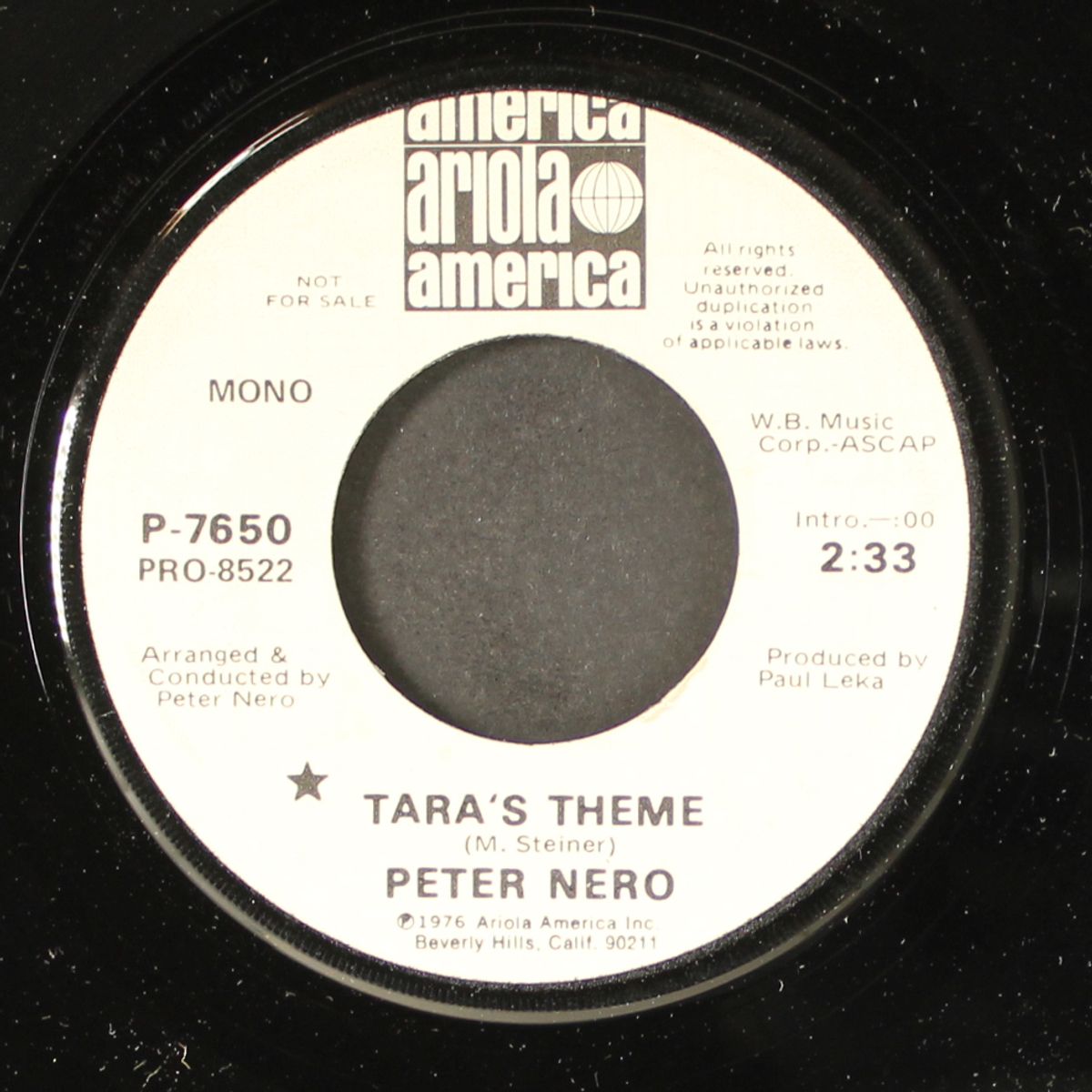 tara's theme / mono by PETER NERO