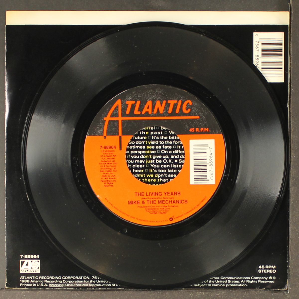 living years / too many friends by MIKE & MECHANICS