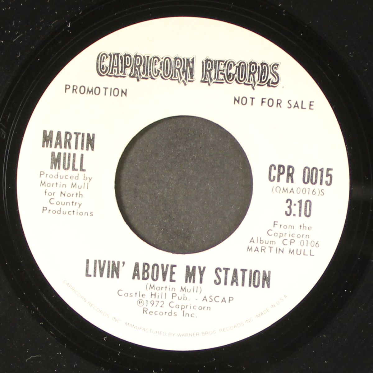 ventriloquist love / livin' above my station by MARTIN MULL