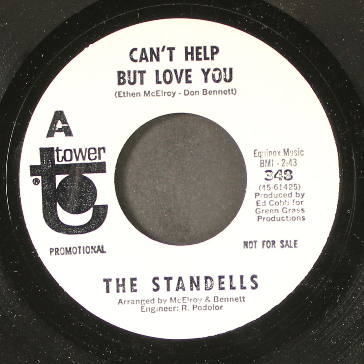 can't help but love you / 99 1/2 by STANDELLS