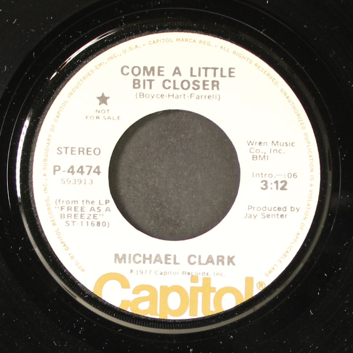 come a little bit closer by MICHAEL CLARK