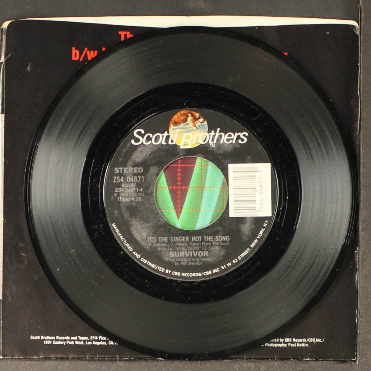 the search is over / it's the singer not the song by SURVIVOR