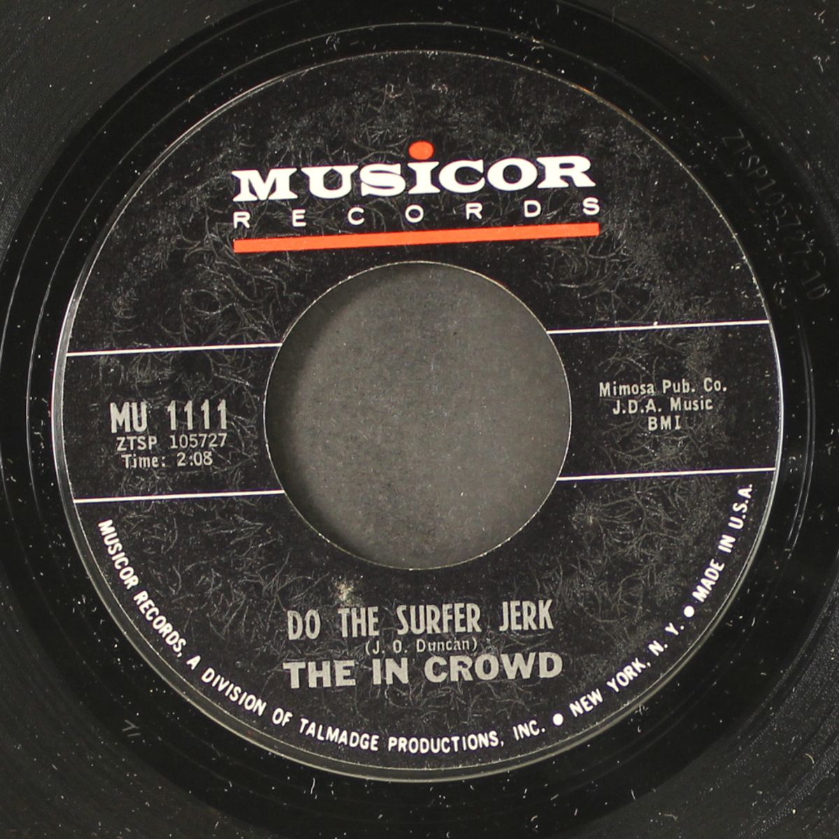 the girl in the black bikini / do the surfer jerk by IN CROWD