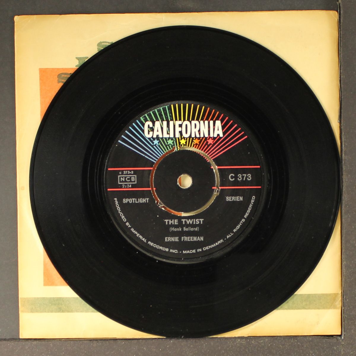 shine on harvest moon / the twist by ERNIE FREEMAN