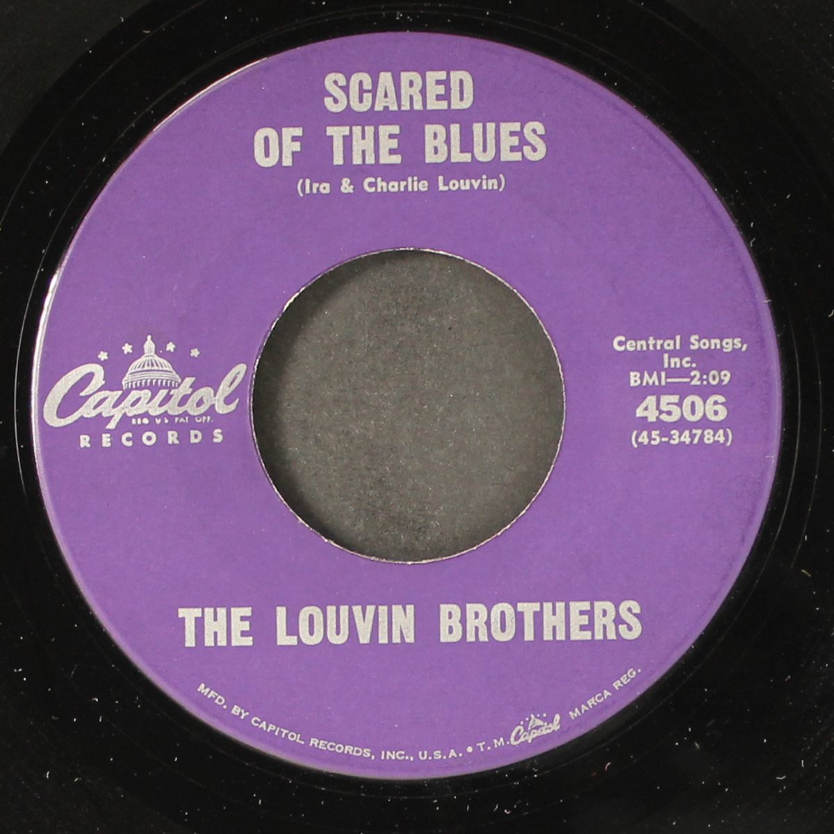 i love you best of all / scared of the blues by LOUVIN BROTHERS