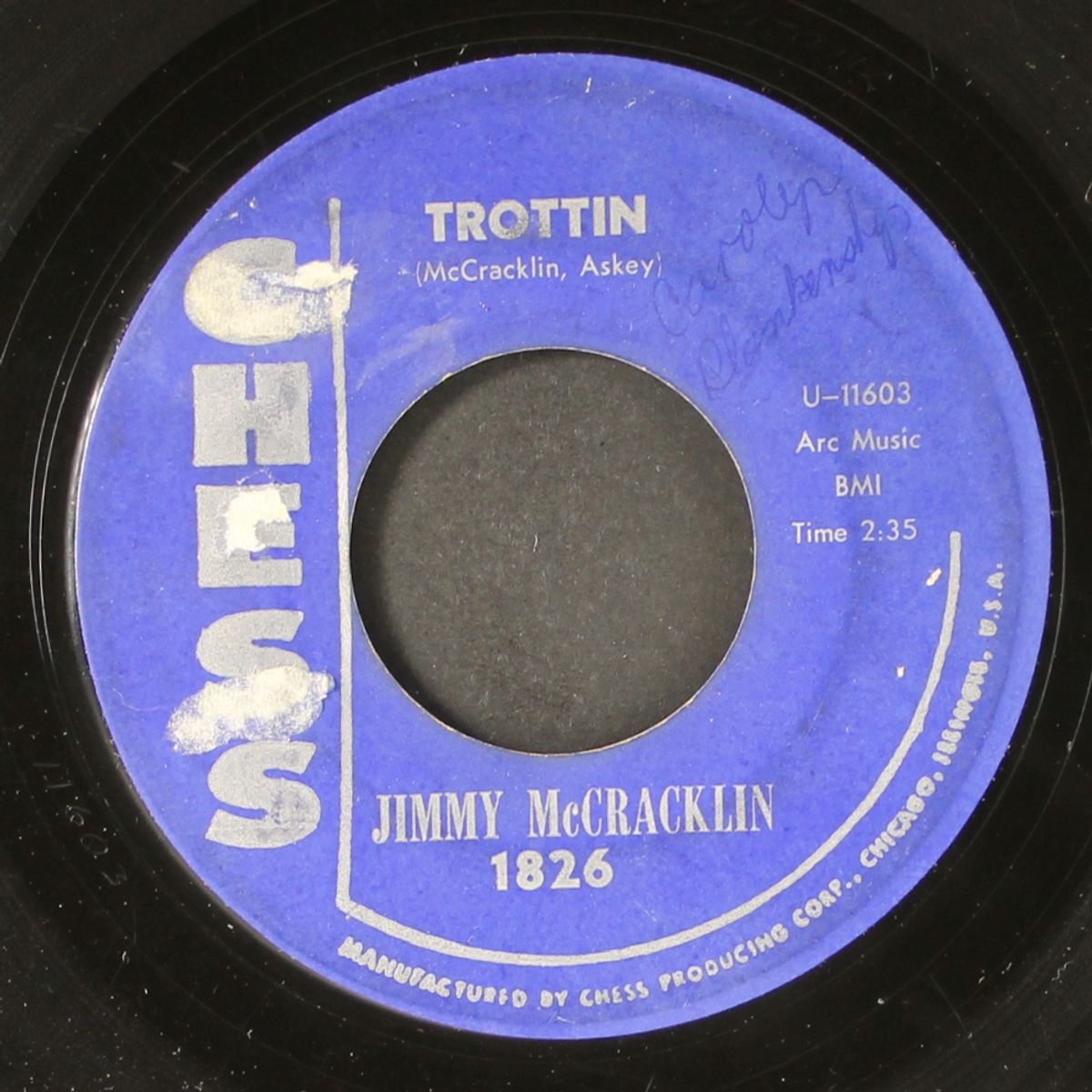 one track love / trottin by JIMMY MCCRACKLIN