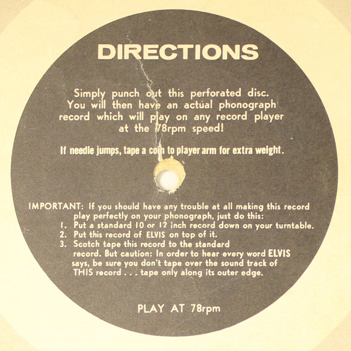 speaks - in person by ELVIS PRESLEY