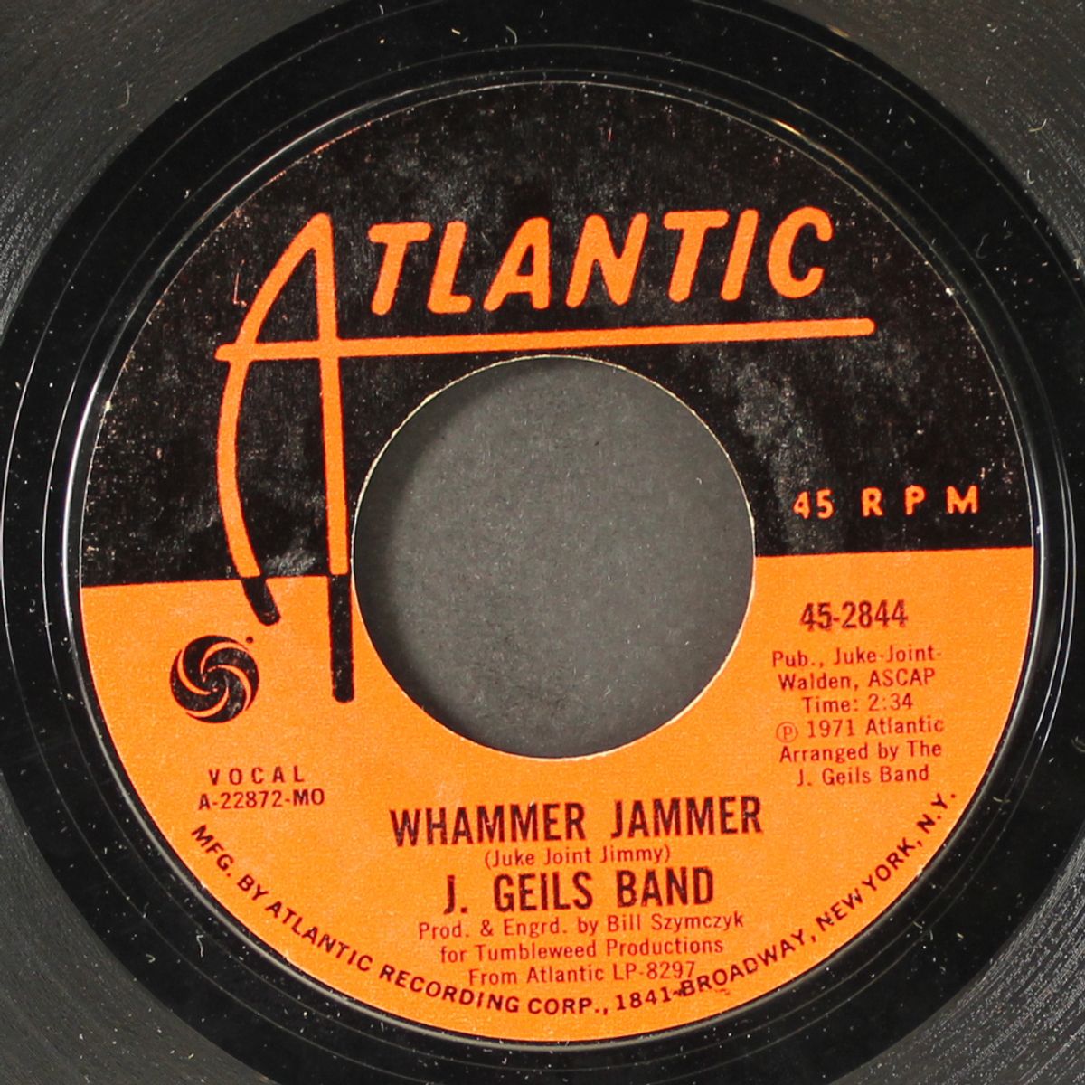 looking for a love / whammer jammer by J. GEILS BAND