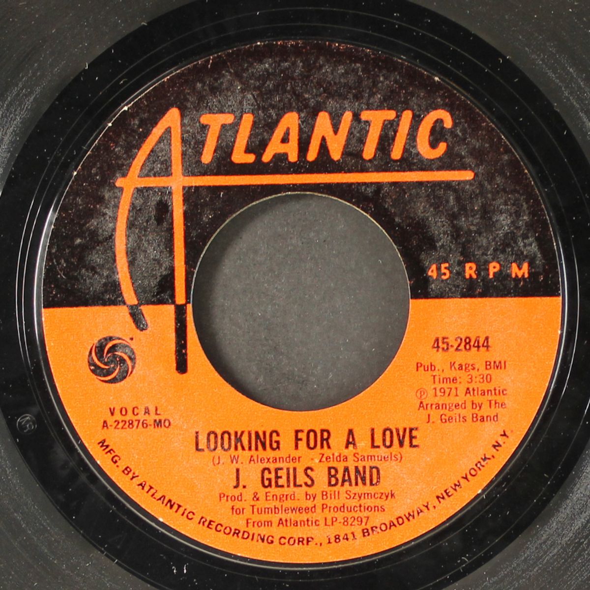 looking for a love / whammer jammer by J. GEILS BAND