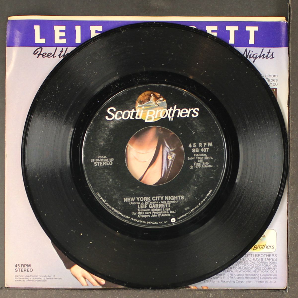 new york city nights / feel the need by LEIF GARRETT