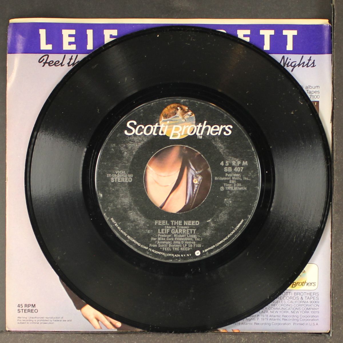 new york city nights / feel the need by LEIF GARRETT