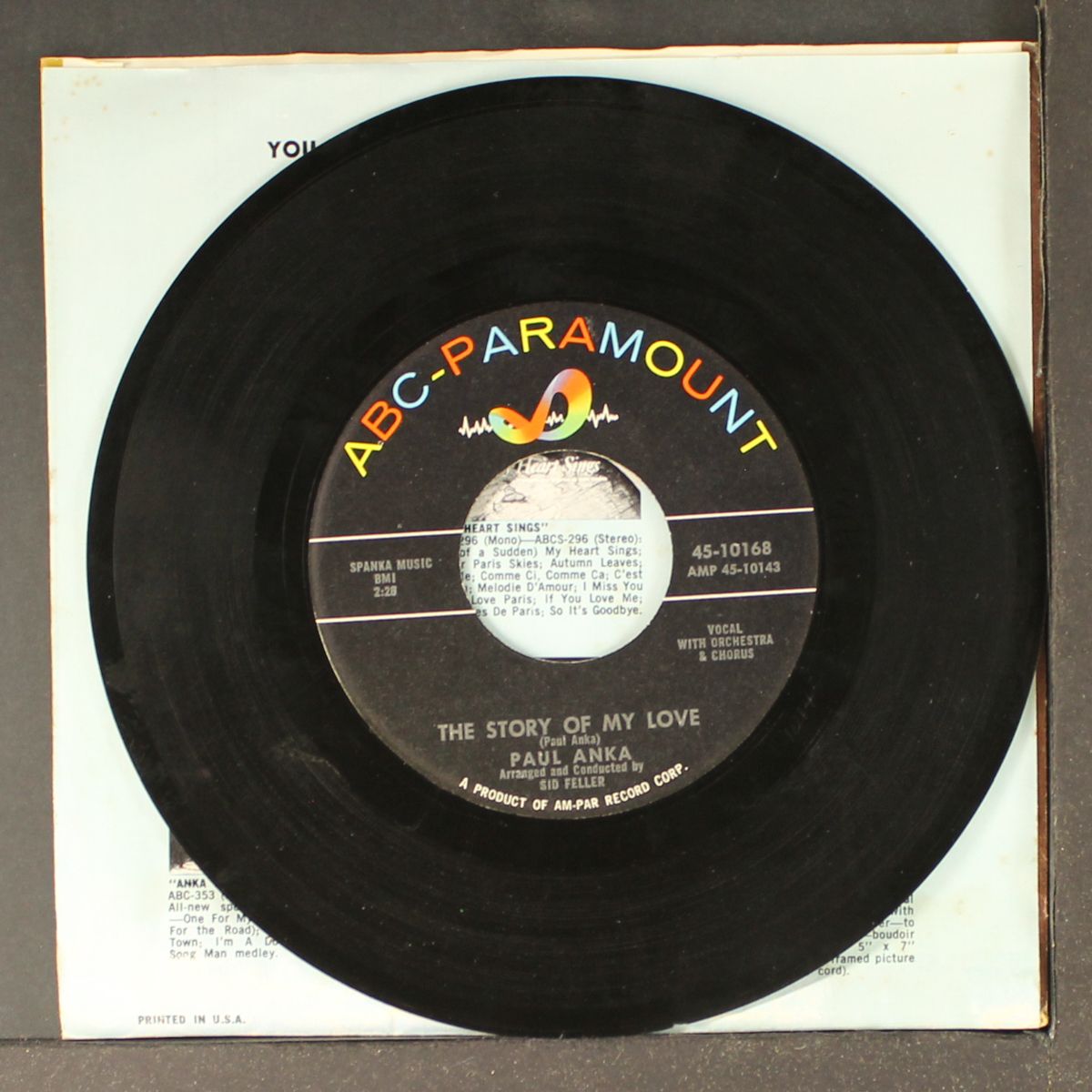 the story of my love by PAUL ANKA