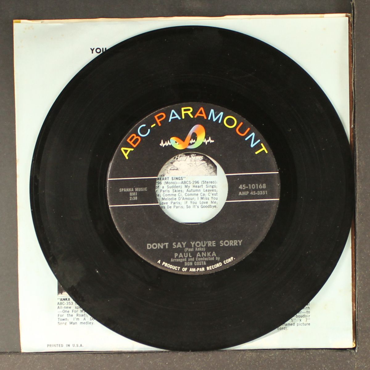 the story of my love by PAUL ANKA