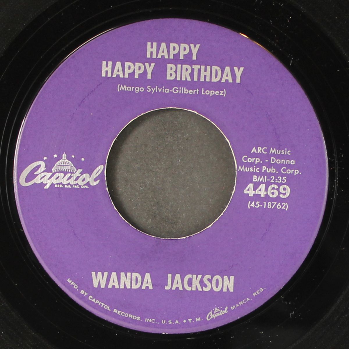 mean, mean man / happy happy birthday by WANDA JACKSON
